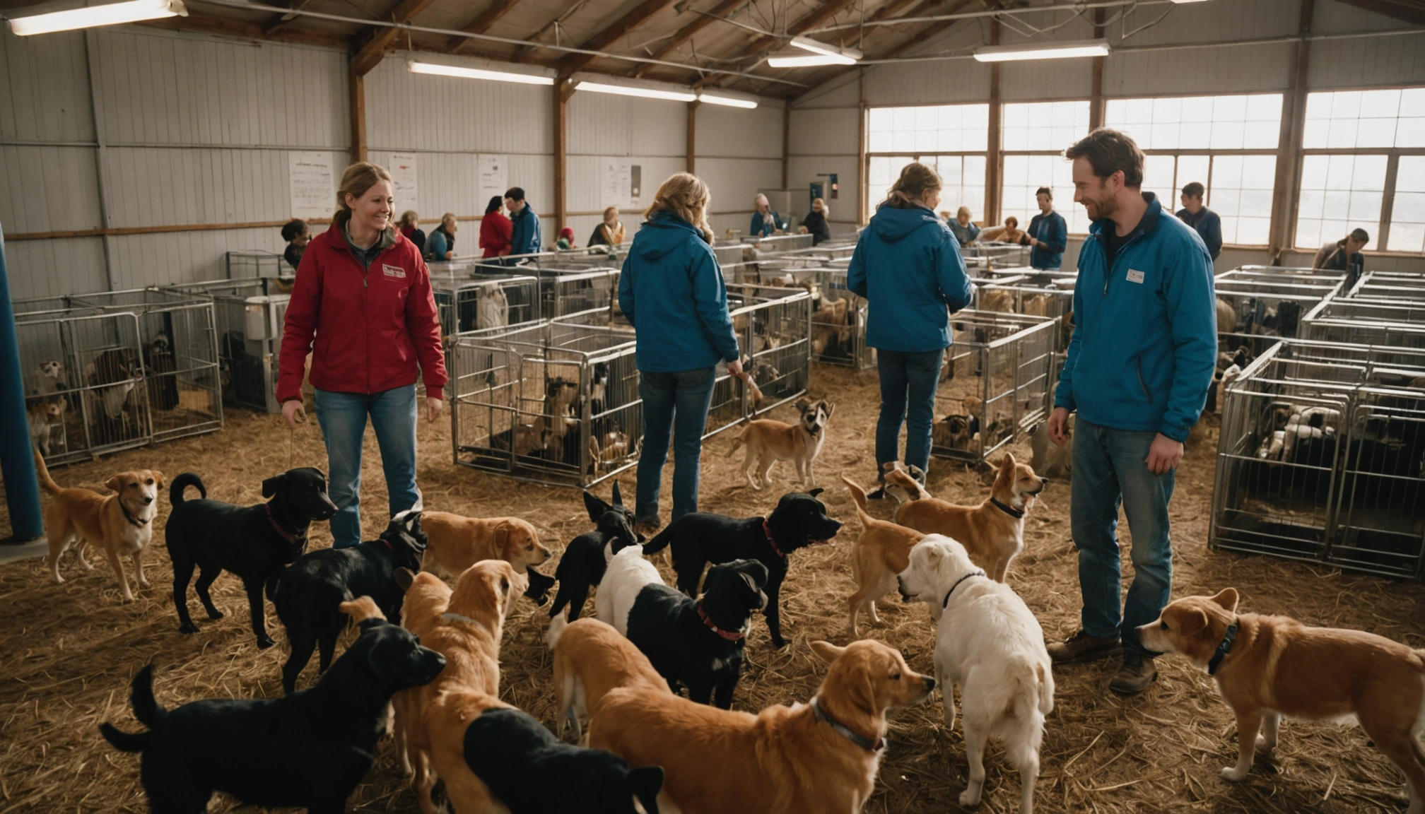 Bénévolat dans une association animal