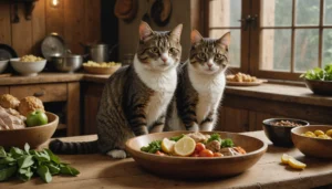 Alimentation naturelle pour chats