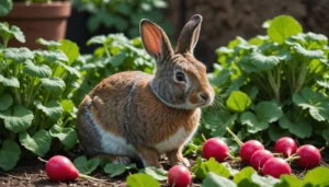 feuilles de radis lapin