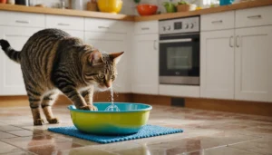mon chat renverse son eau