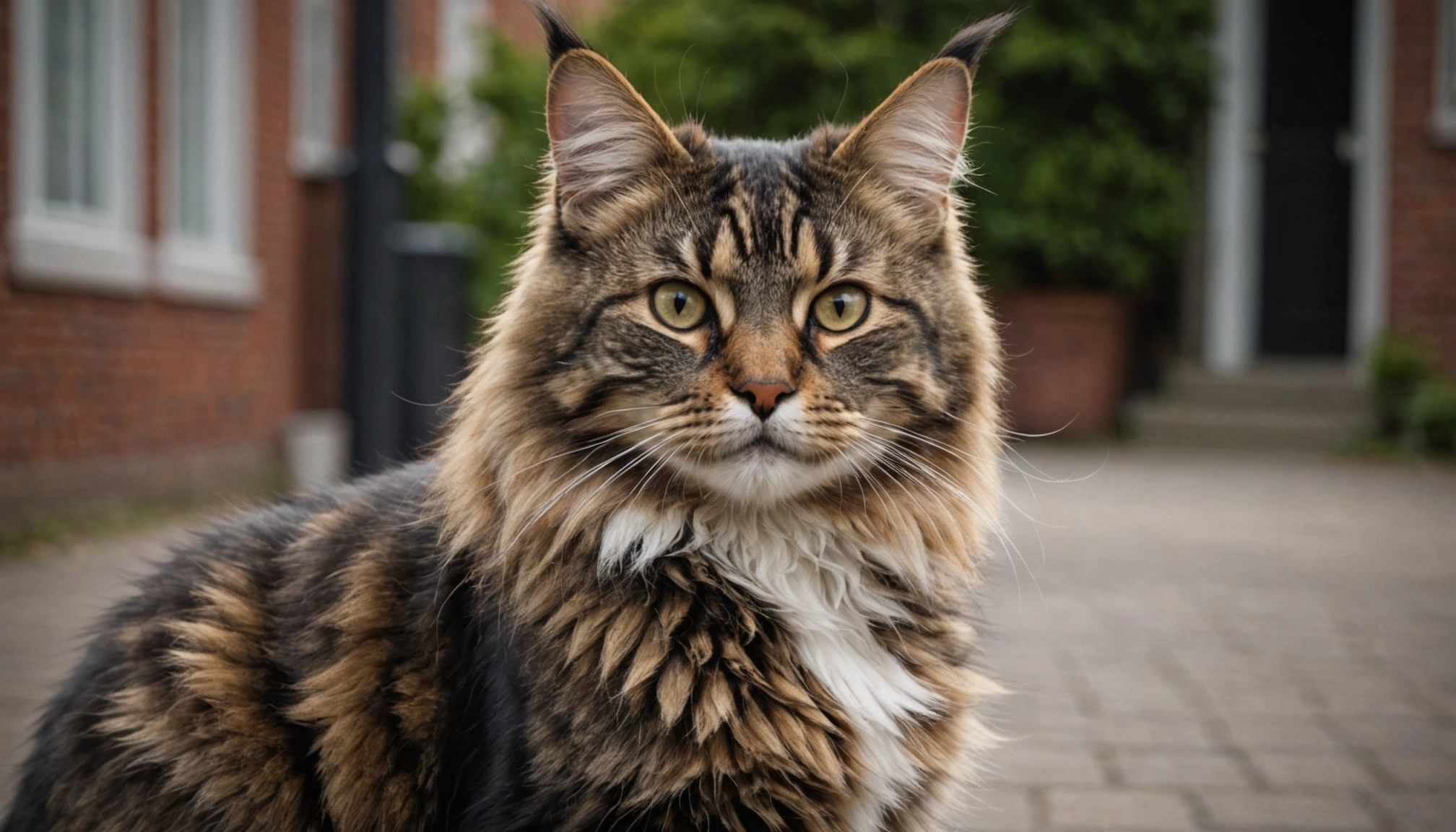 main coon croisé chat de gouttière
