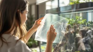 teinter vitre aquarium