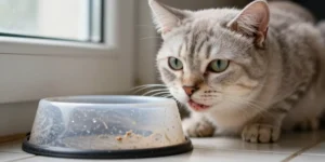 Acné féline : Cette gamelle en plastique est peut-être responsable