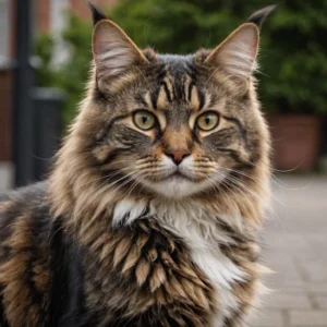 main coon croisé chat de gouttière